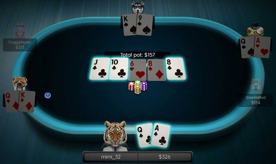 cyber bluffing in poker